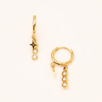 Boucles Hadley Boucles D'oreilles Bohm Paris Cristal 