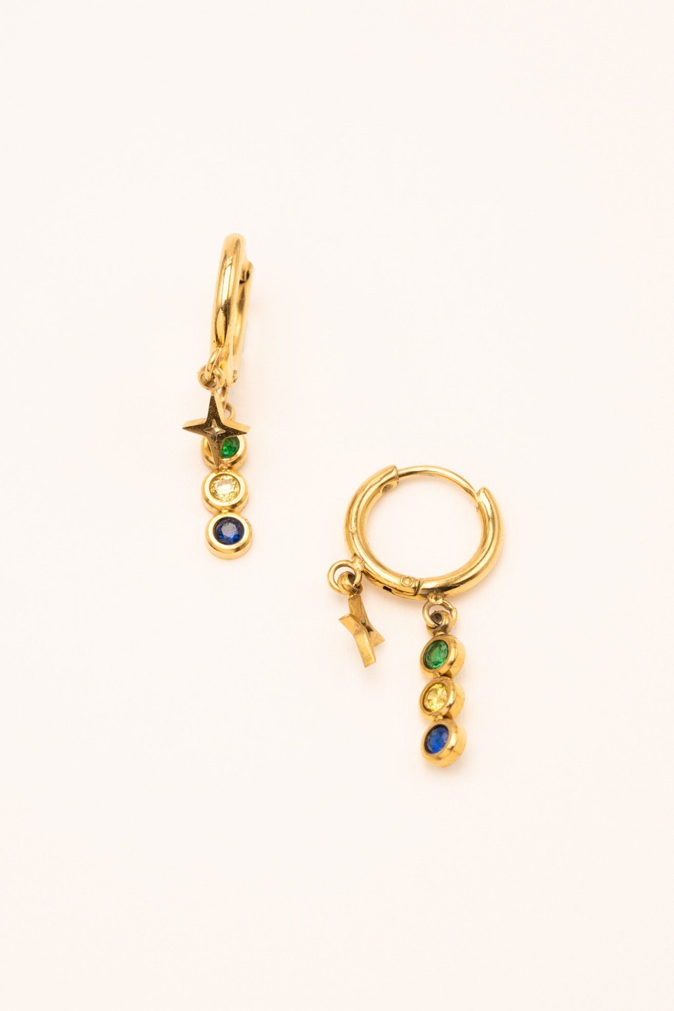 Boucles Hadley Boucles D'oreilles Bohm Paris Mix vert 