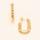 Boucles Inna Boucles D'oreilles Bohm Paris Mix rose 