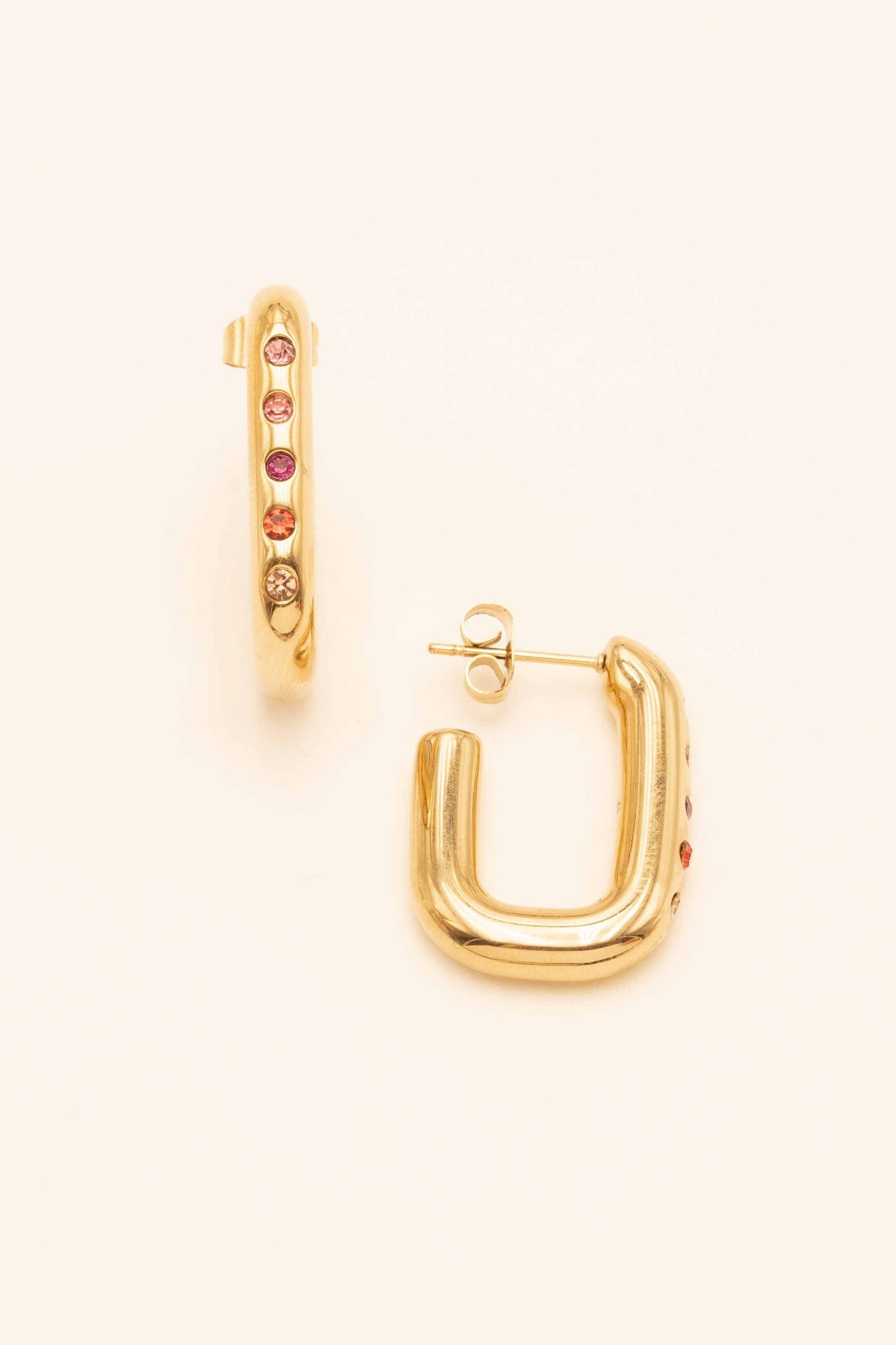 Boucles Inna Boucles D'oreilles Bohm Paris Mix rose 
