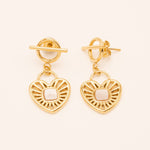 Boucles Jesse Bohm Paris Nacre blanche 