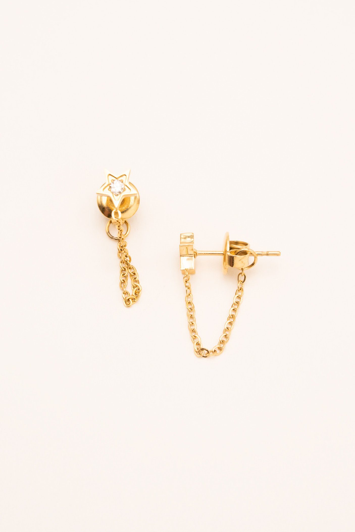Boucles Joelle Boucles D'oreilles Bohm Paris Doré 