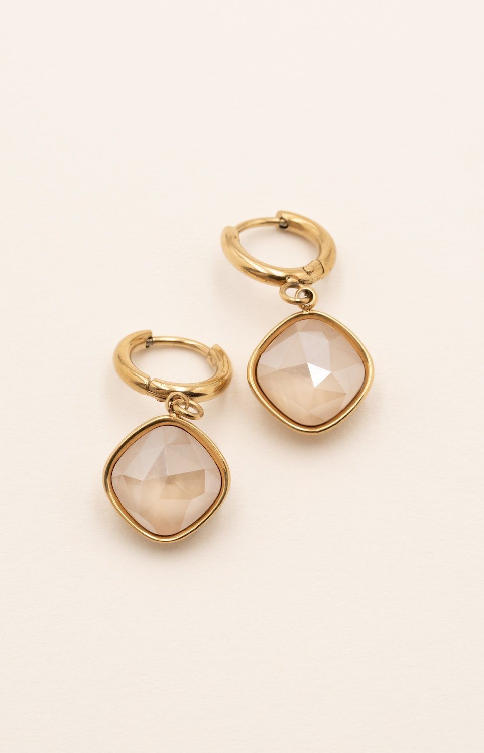 Boucles Léa Boucles D'oreilles Bohm Paris Beige rosé