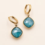 Boucles Léa Boucles D'oreilles Bohm Paris Bleu azur