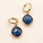 Boucles Léa Boucles D'oreilles Bohm Paris Bleu roi