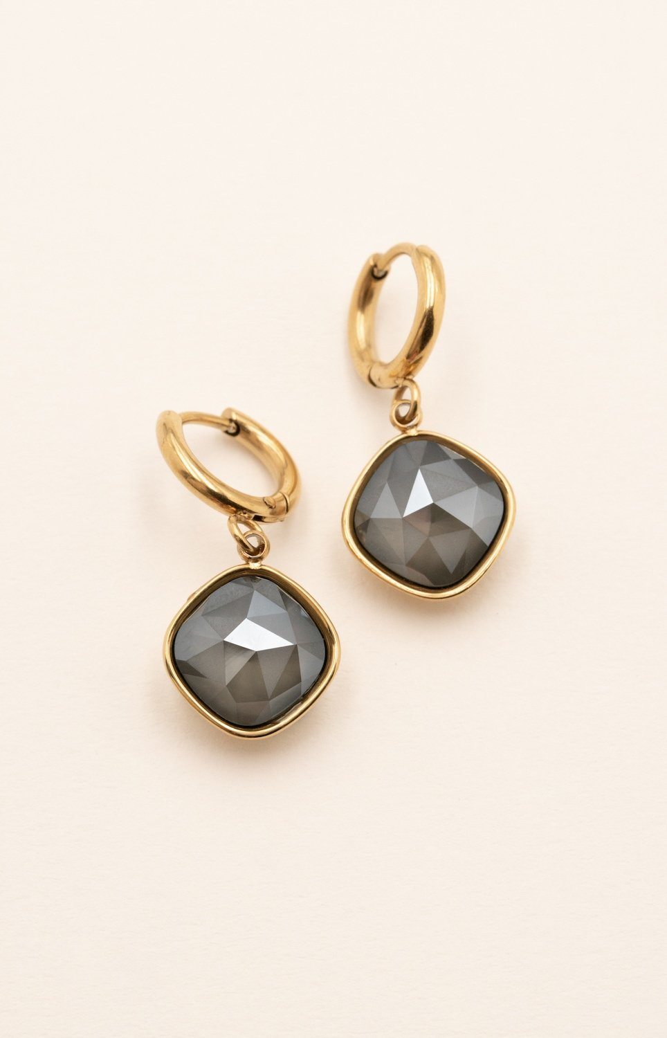 Boucles Léa Boucles D'oreilles Bohm Paris Gris