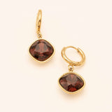 Boucles Léa Boucles D'oreilles Bohm Paris Pourpre 