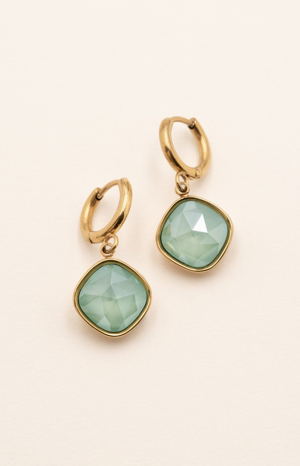 Boucles Léa Boucles D'oreilles Bohm Paris Vert eau