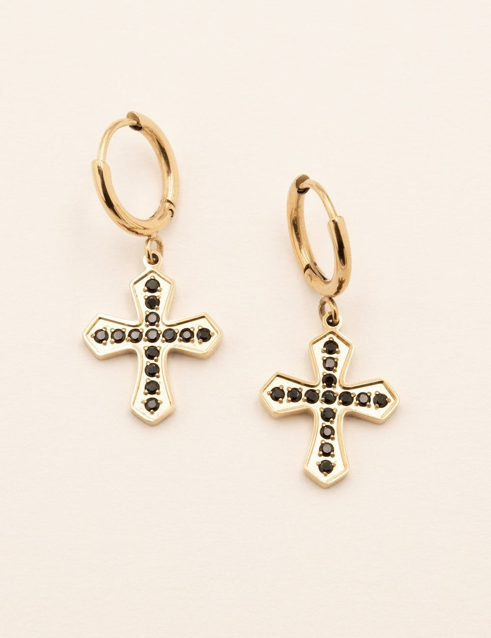 Boucles Licia Boucles D'oreilles Bohm Paris Noir 