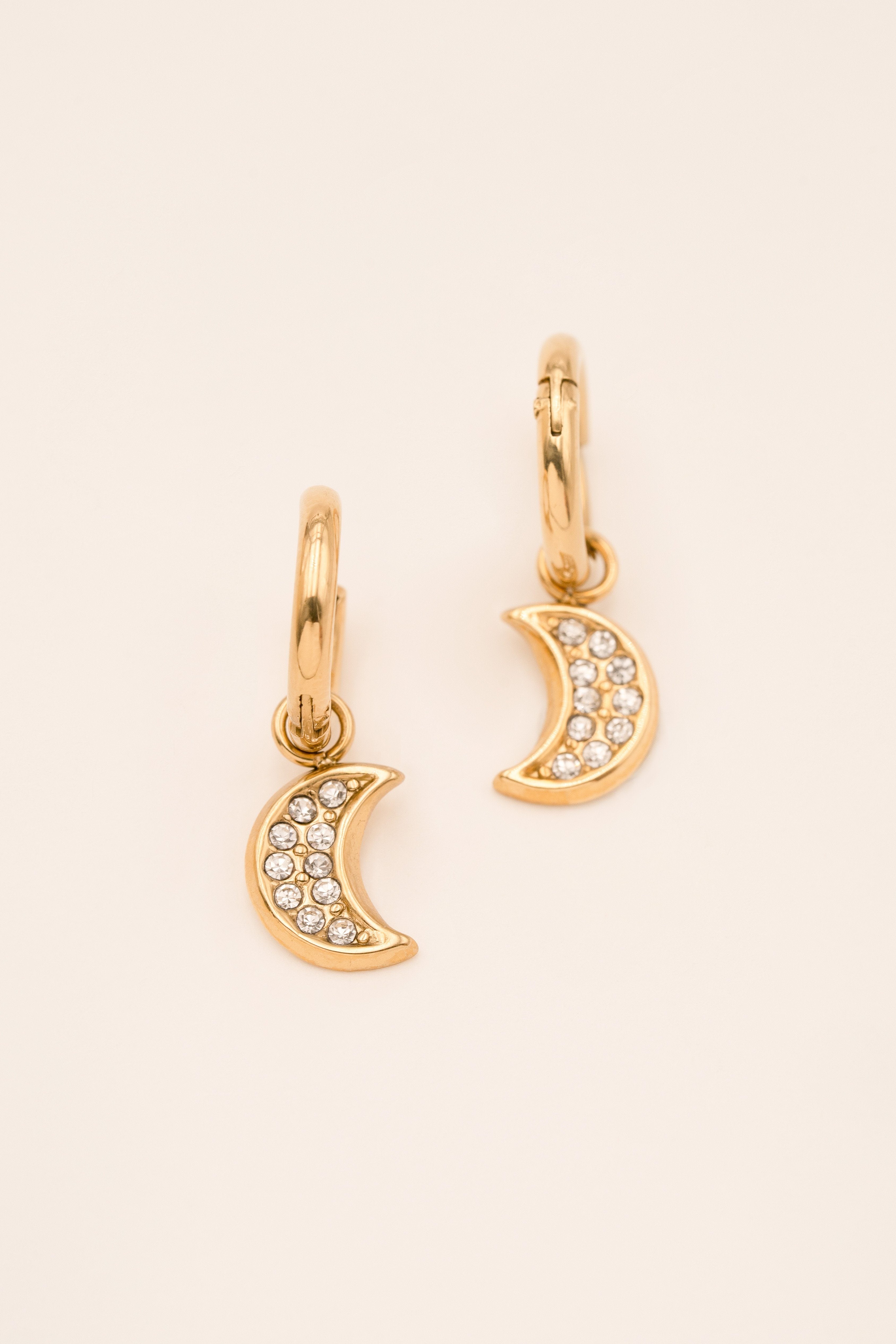 Boucles Lunèse Boucles D'oreilles Bohm Paris Cristal 