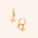 Boucles mini créoles Florie Bohm Paris Doré 