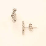 Boucles Mya Boucles D'oreilles Bohm Paris Argenté/cristal 