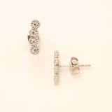 Boucles Mya Boucles D'oreilles Bohm Paris Argenté/cristal 