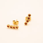 Boucles Mya Boucles D'oreilles Bohm Paris Fraise 