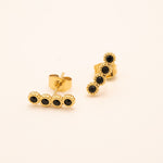 Boucles Mya Boucles D'oreilles Bohm Paris Noir 