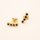 Boucles Mya Boucles D'oreilles Bohm Paris Noir 