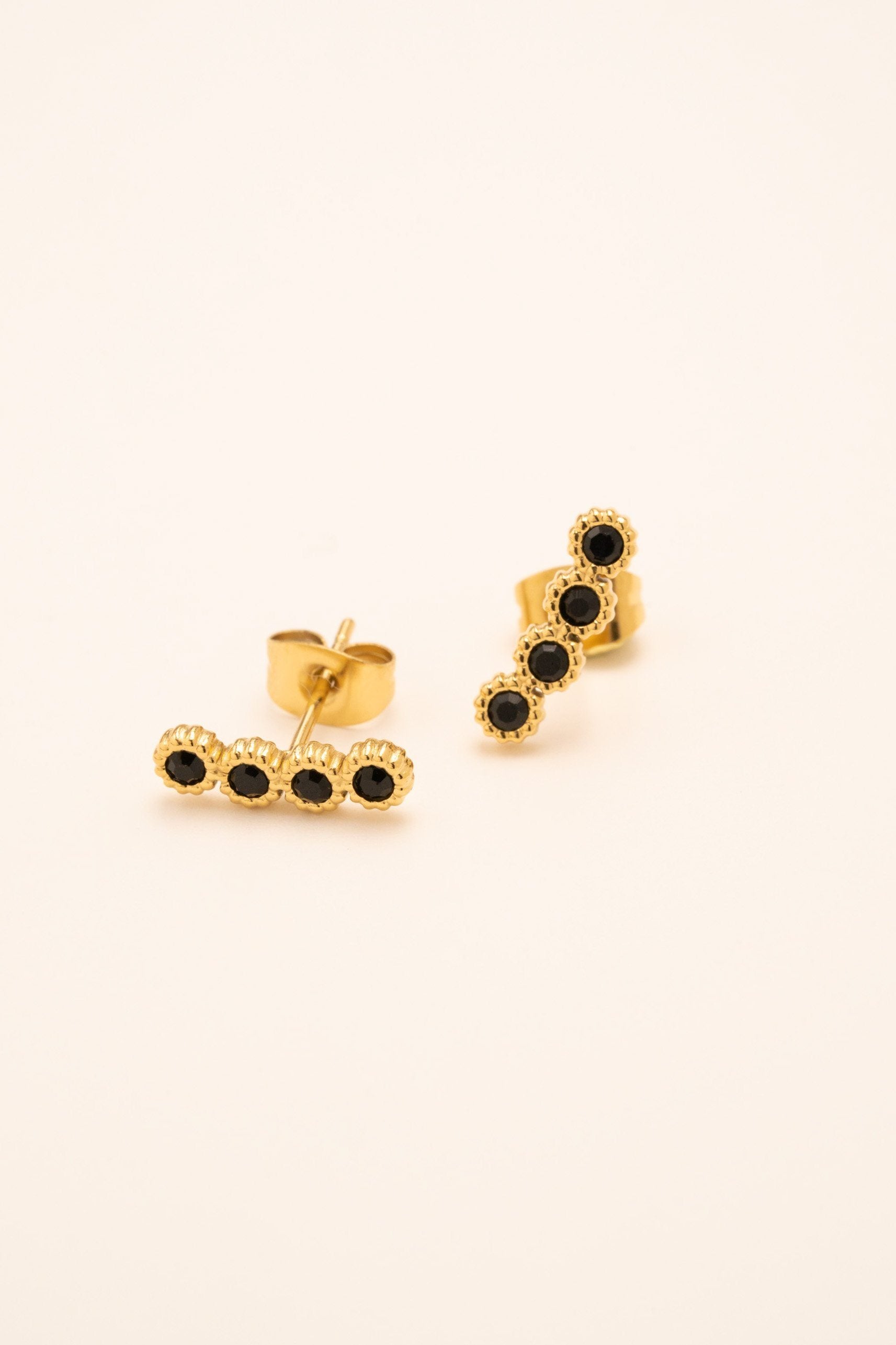 Boucles Mya Boucles D'oreilles Bohm Paris Noir 