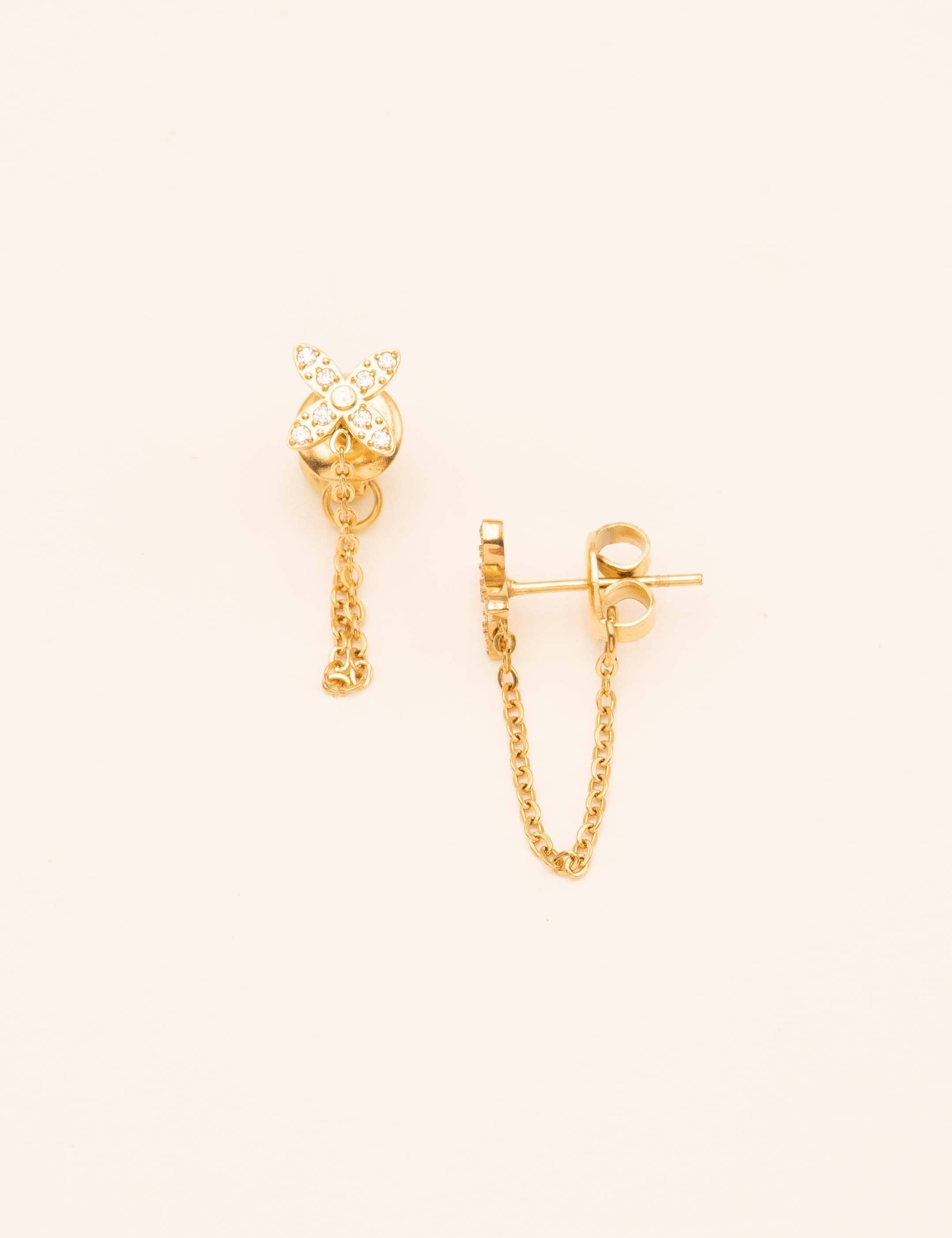 Boucles puces Florie Bohm Paris Doré 