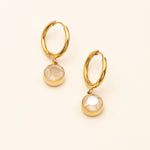 Boucles Silas Boucles D'oreilles Bohm Paris Beige rosé 