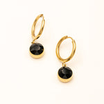 Boucles Silas Boucles D'oreilles Bohm Paris Noir 