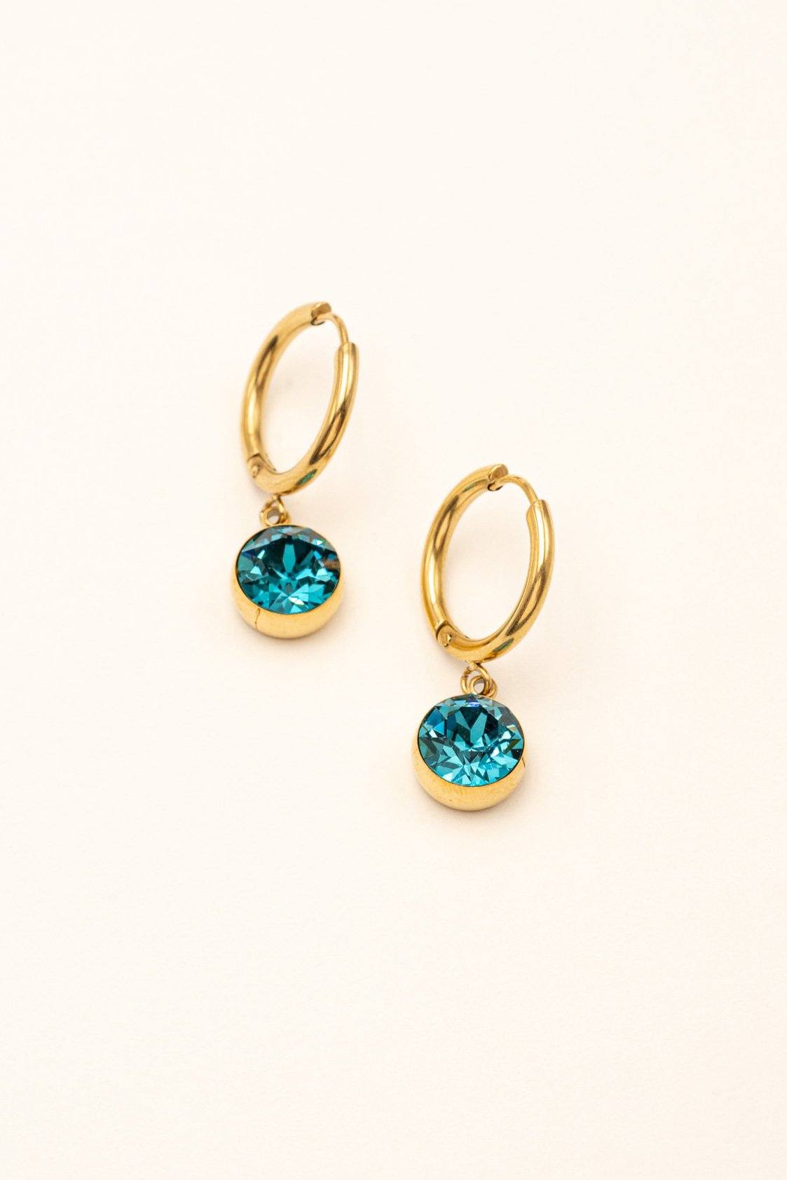 Boucles Silas Boucles D'oreilles Bohm Paris Turquoise 