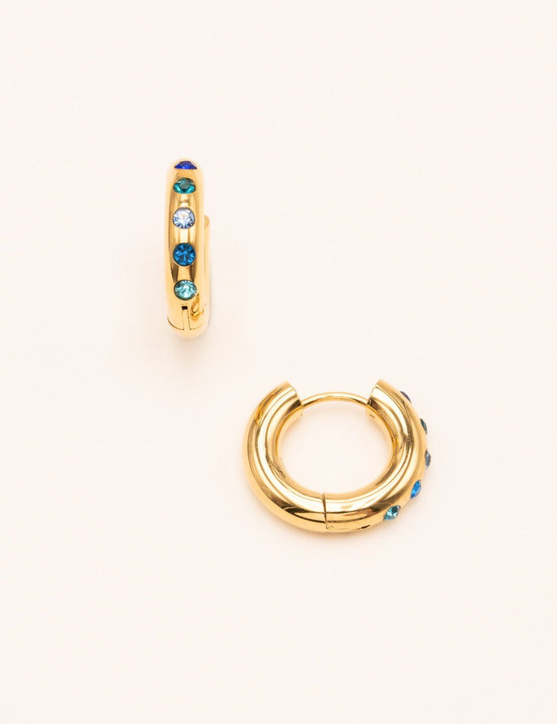 Boucles Sima Boucles D'oreilles Bohm Paris Mix bleu 