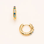 Boucles Sima Boucles D'oreilles Bohm Paris Mix bleu 