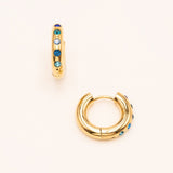 Boucles Sima Boucles D'oreilles Bohm Paris Mix bleu 