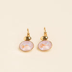 Boucles Vivine Boucles D'oreilles Bohm Paris lavande irisé