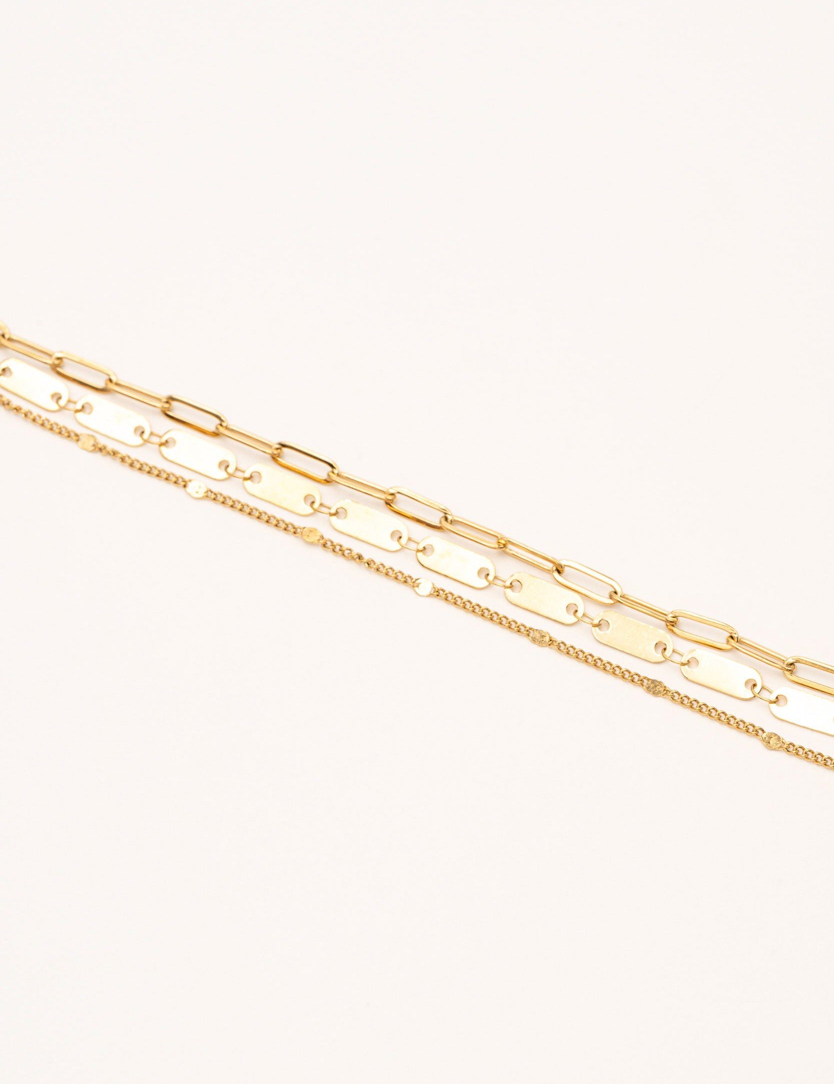 Boucles Wiktoria Bracelet Bohm Paris doré 