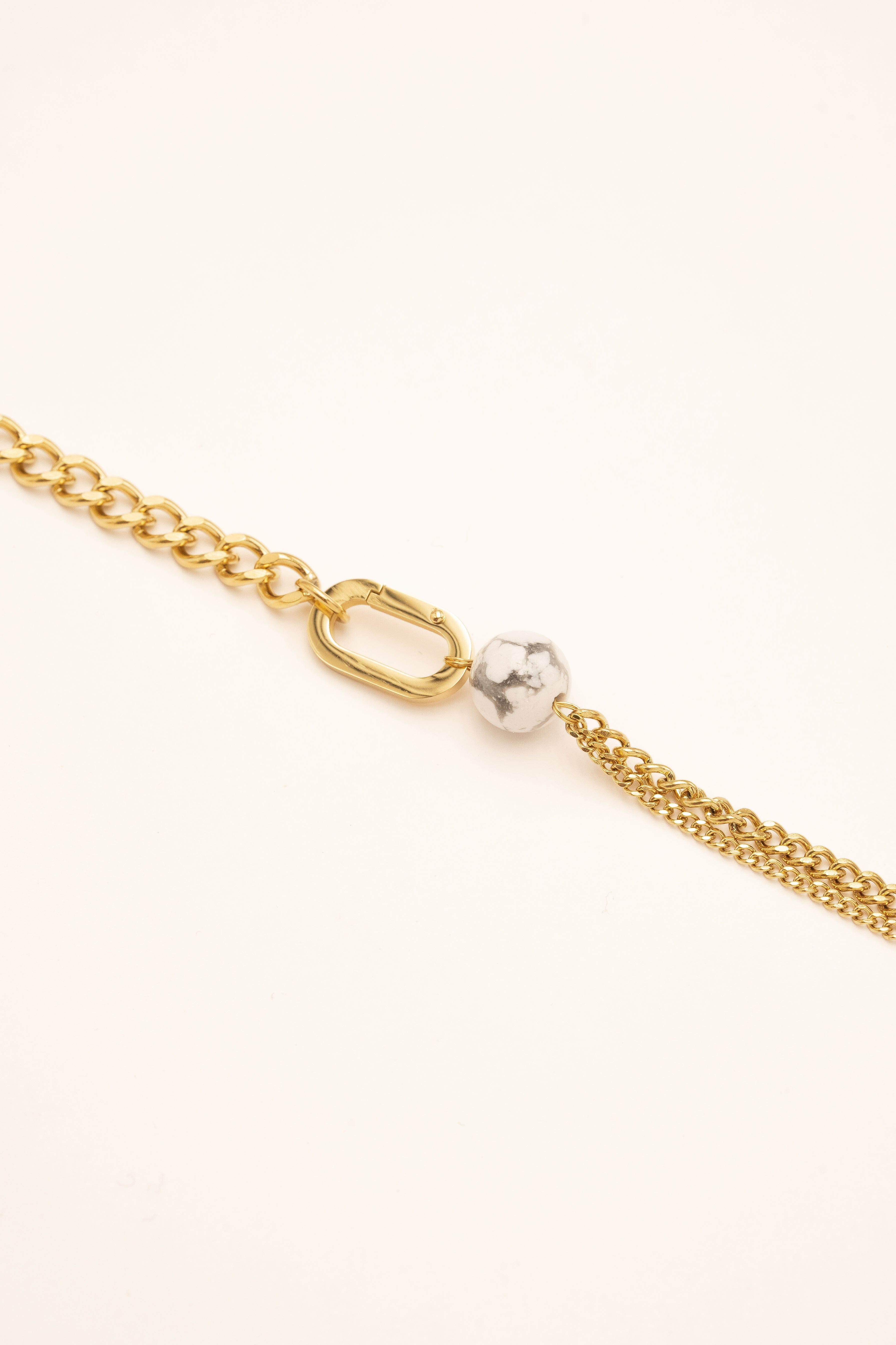Bracelet Bohm Paris - Avery Colliers Bohm Paris Howlite Blanche 