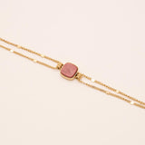 Bracelet Bohm Paris - Chloefina Bracelets Bohm Paris Rhodonite 