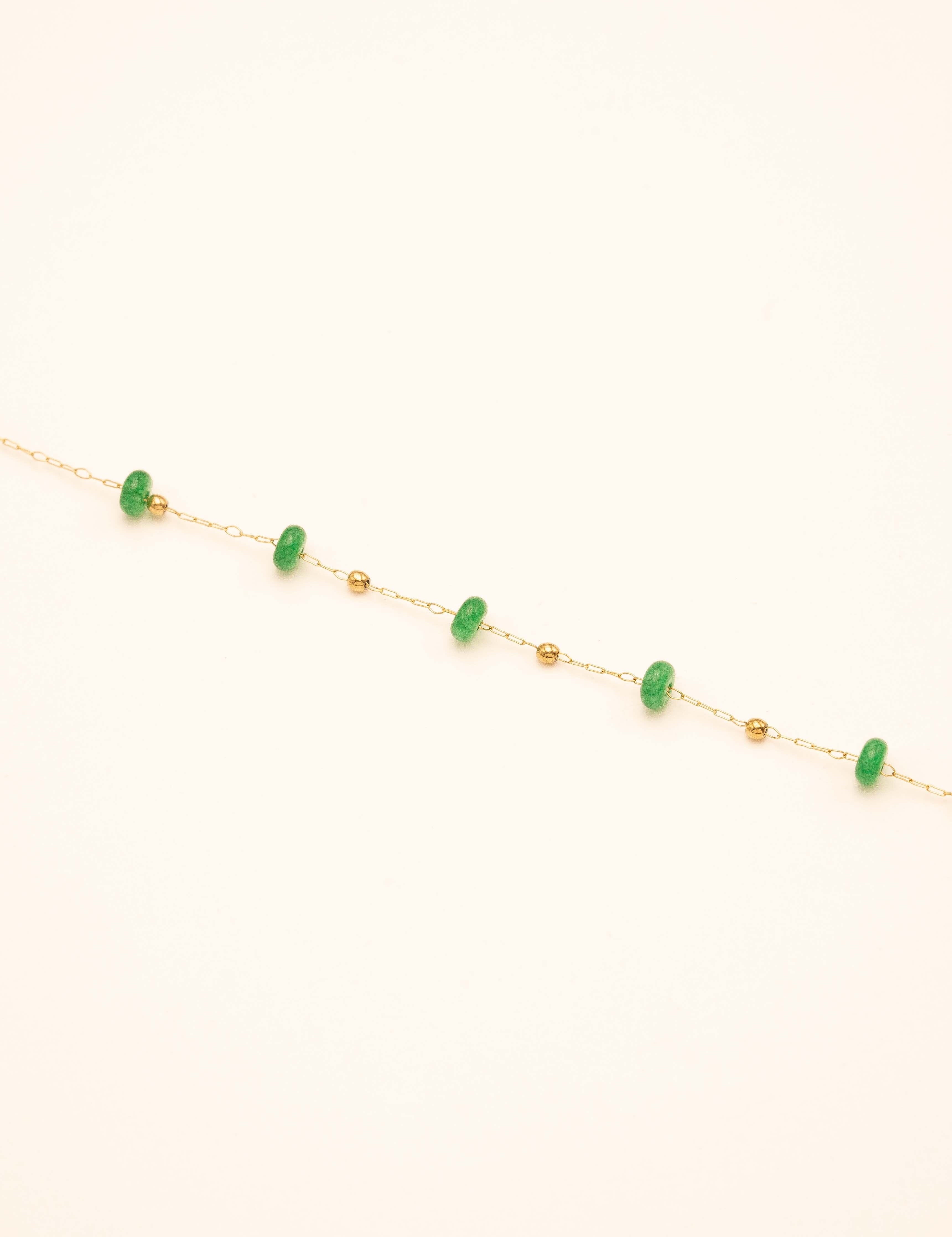 Bracelet Bohm Paris - Ghada Bracelet Bohm Paris jaspe verte 