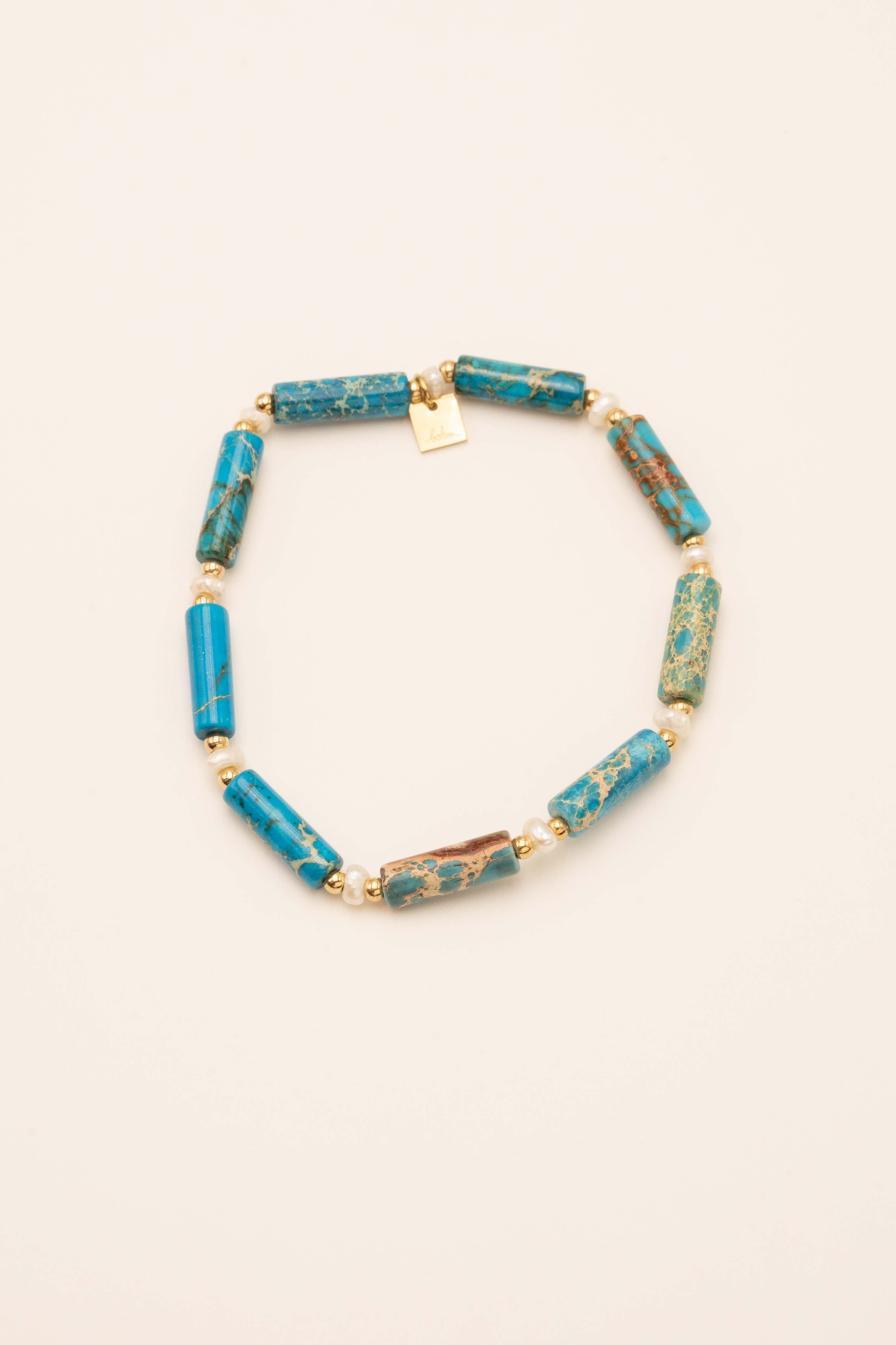 Bracelet Bohm Paris - Philomène Bijoux Bohm Paris Jaspe Imperiale 