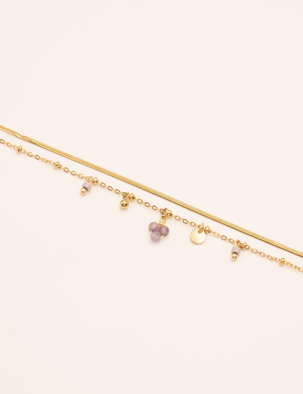 Bracelet Bohm Paris - Sara Bracelets Bohm Paris Amethyste 