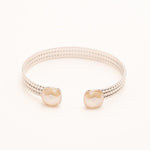 Bracelet Jonc Bohm Paris - Phoebe argenté Bracelets Bohm Paris beige rosé 