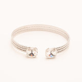Bracelet Jonc Bohm Paris - Phoebe argenté Bracelets Bohm Paris Cristal 