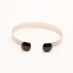 Bracelet Jonc Bohm Paris - Phoebe argenté Bracelets Bohm Paris Noir 