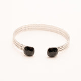 Bracelet Jonc Bohm Paris - Phoebe argenté Bracelets Bohm Paris Noir 