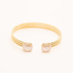 Bracelet Jonc Bohm Paris - Phoebe doré Bracelets Bohm Paris beige rosé 