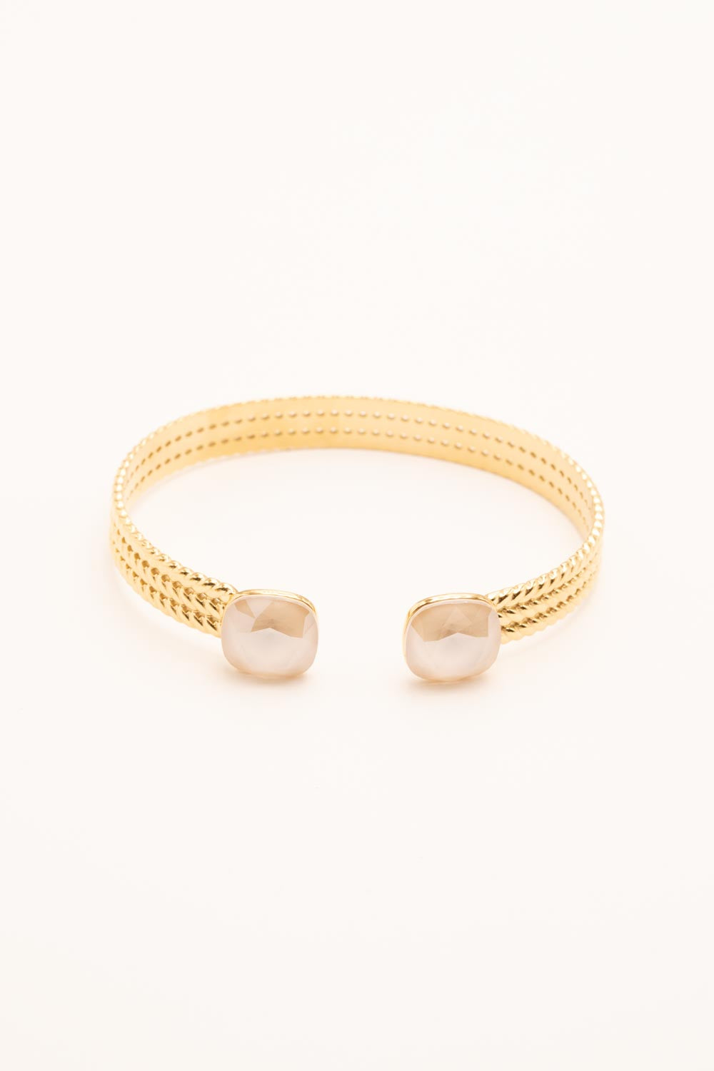 Bracelet Jonc Bohm Paris - Phoebe doré Bracelets Bohm Paris beige rosé 