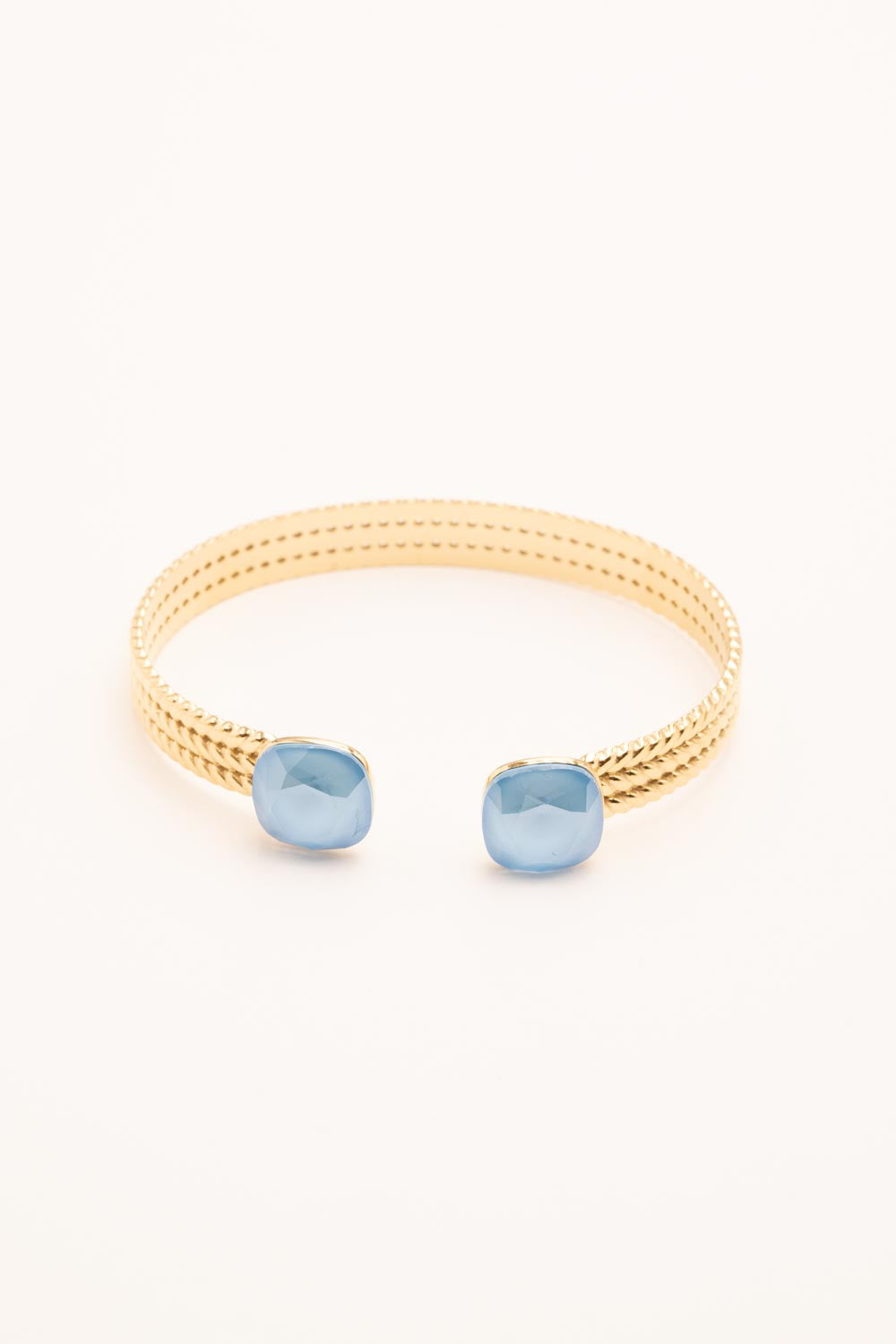 Bracelet Jonc Bohm Paris - Phoebe doré Bracelets Bohm Paris bleu azur 