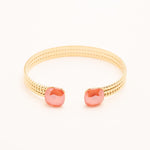 Bracelet Jonc Bohm Paris - Phoebe doré Bracelets Bohm Paris corail 