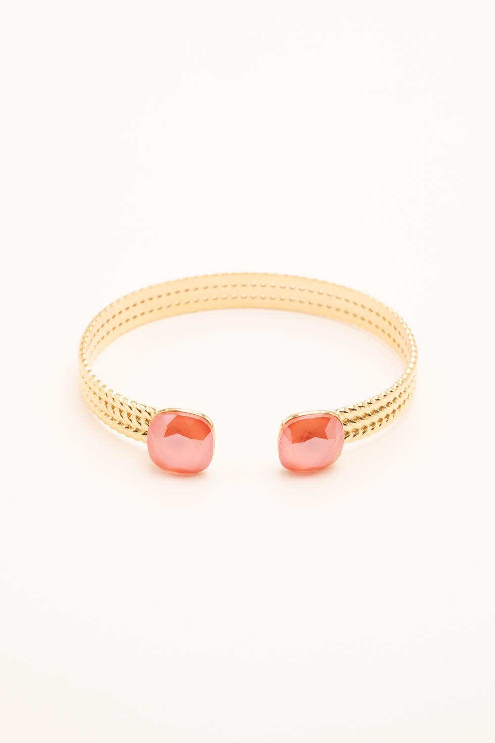 Bracelet Jonc Bohm Paris - Phoebe doré Bracelets Bohm Paris corail 