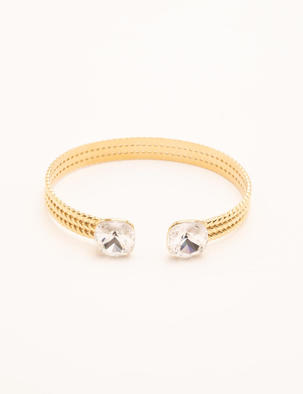 Bracelet Jonc Bohm Paris - Phoebe doré Bracelets Bohm Paris Cristal 