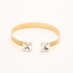 Bracelet Jonc Bohm Paris - Phoebe doré Bracelets Bohm Paris Cristal 