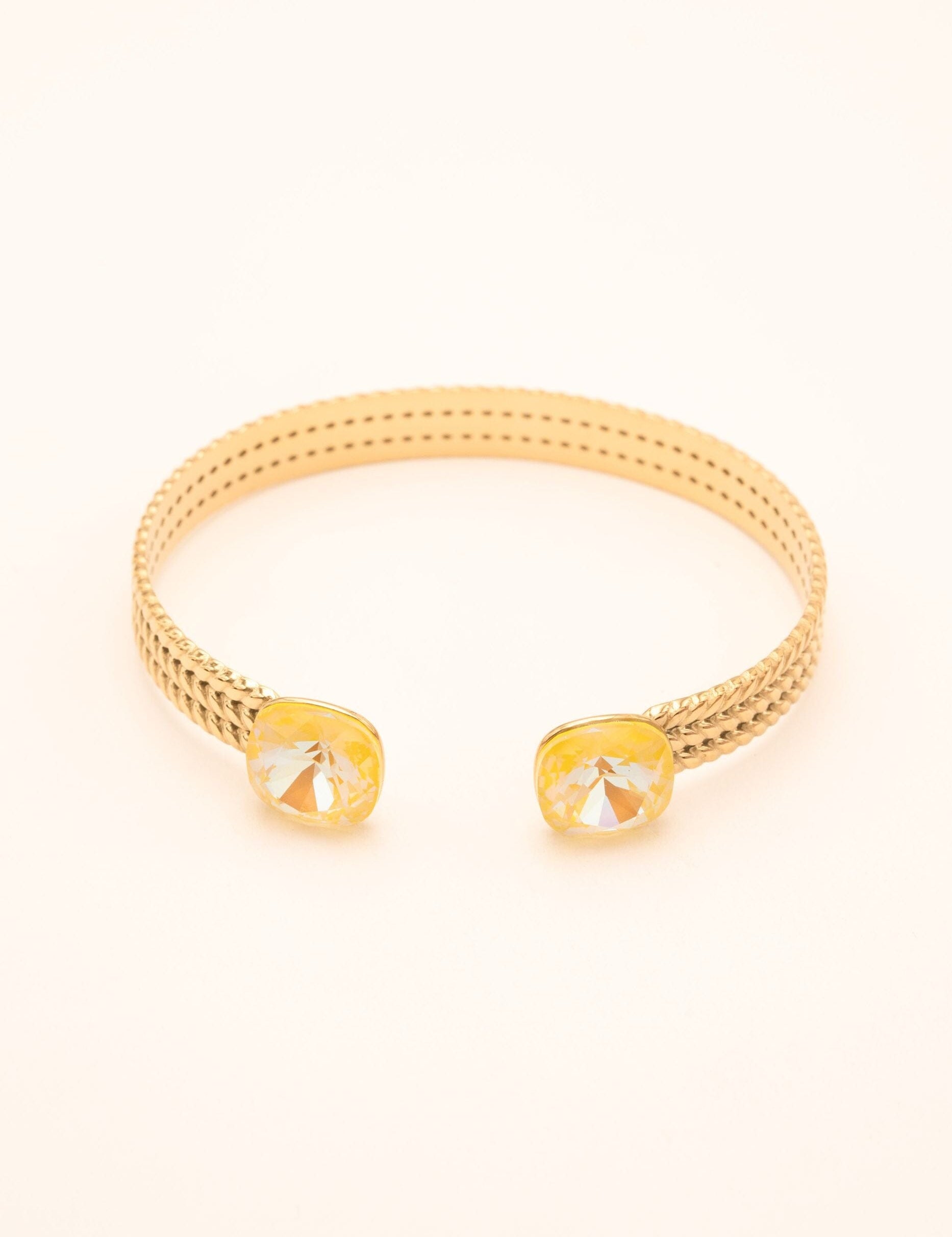 Bracelet Jonc Bohm Paris - Phoebe doré Bracelets Bohm Paris jaune irisé 