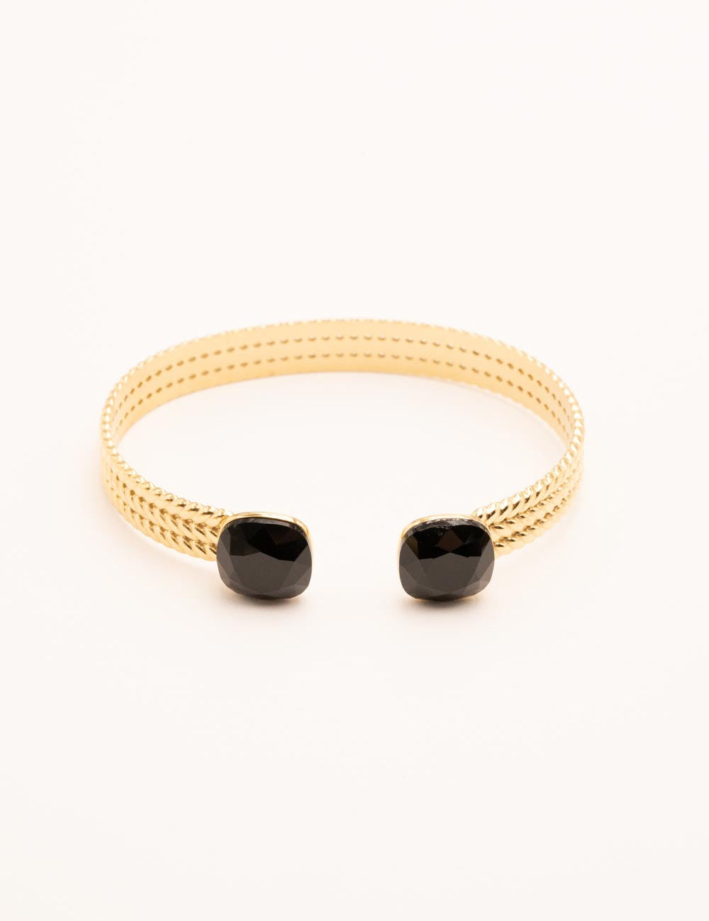 Bracelet Jonc Bohm Paris - Phoebe doré Bracelets Bohm Paris Noir 