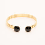 Bracelet Jonc Bohm Paris - Phoebe doré Bracelets Bohm Paris Noir 
