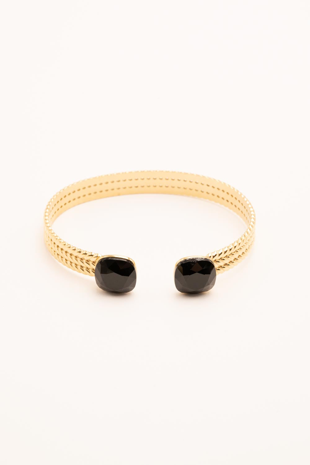 Bracelet Jonc Bohm Paris - Phoebe doré Bracelets Bohm Paris Noir 